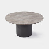 Santorini Outdoor Stone Round Dining Table 60" - Harbour - Harbour - SANO-03I-ALAST-TRGRE