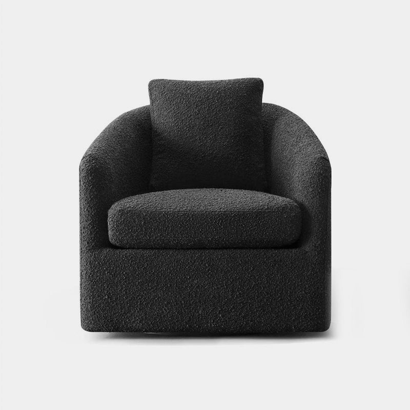 Sonoma Swivel Lounge Chair | Harbour Belgian Linen Black, ,