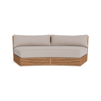 Tahiti Curved 2 Seat Sofa