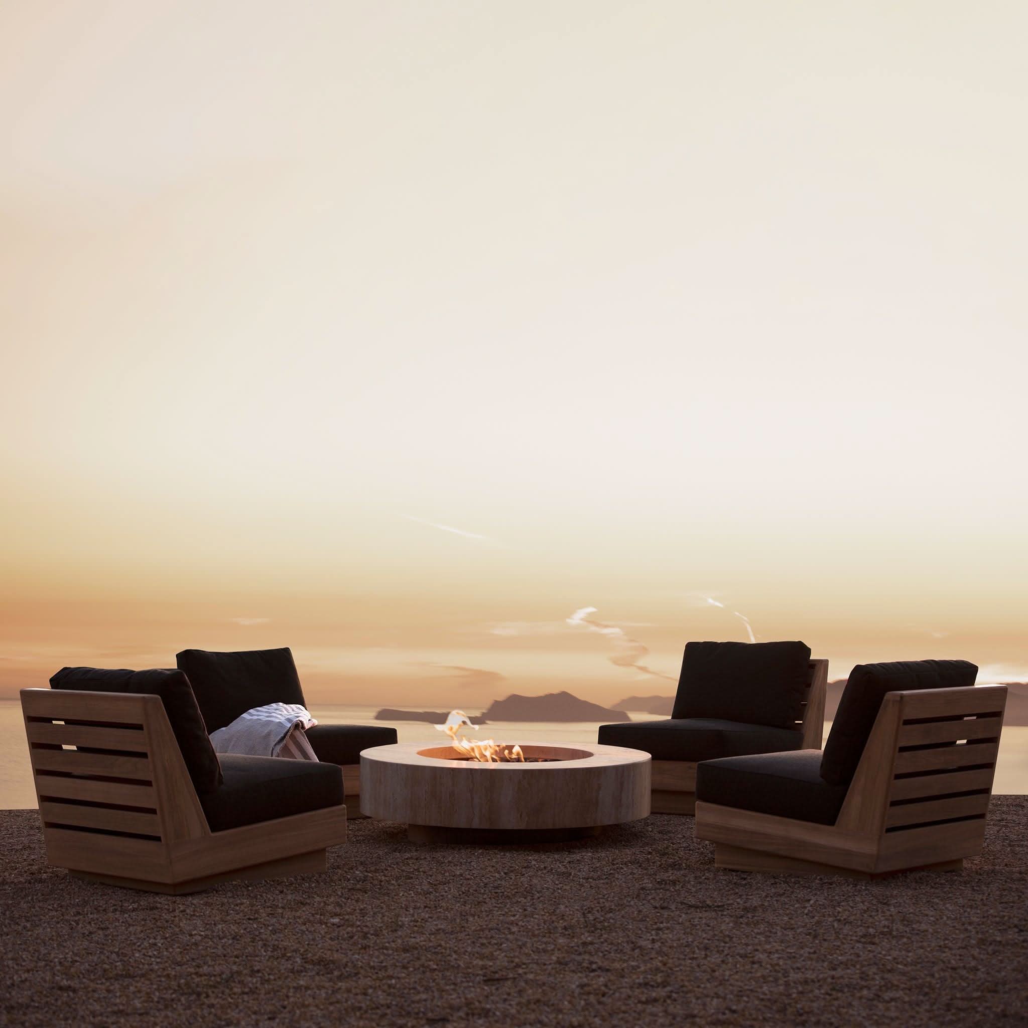 Tulum Armless Lounge Chair