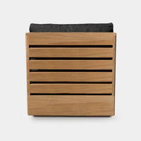 Tulum Armless Swivel Lounge Chair