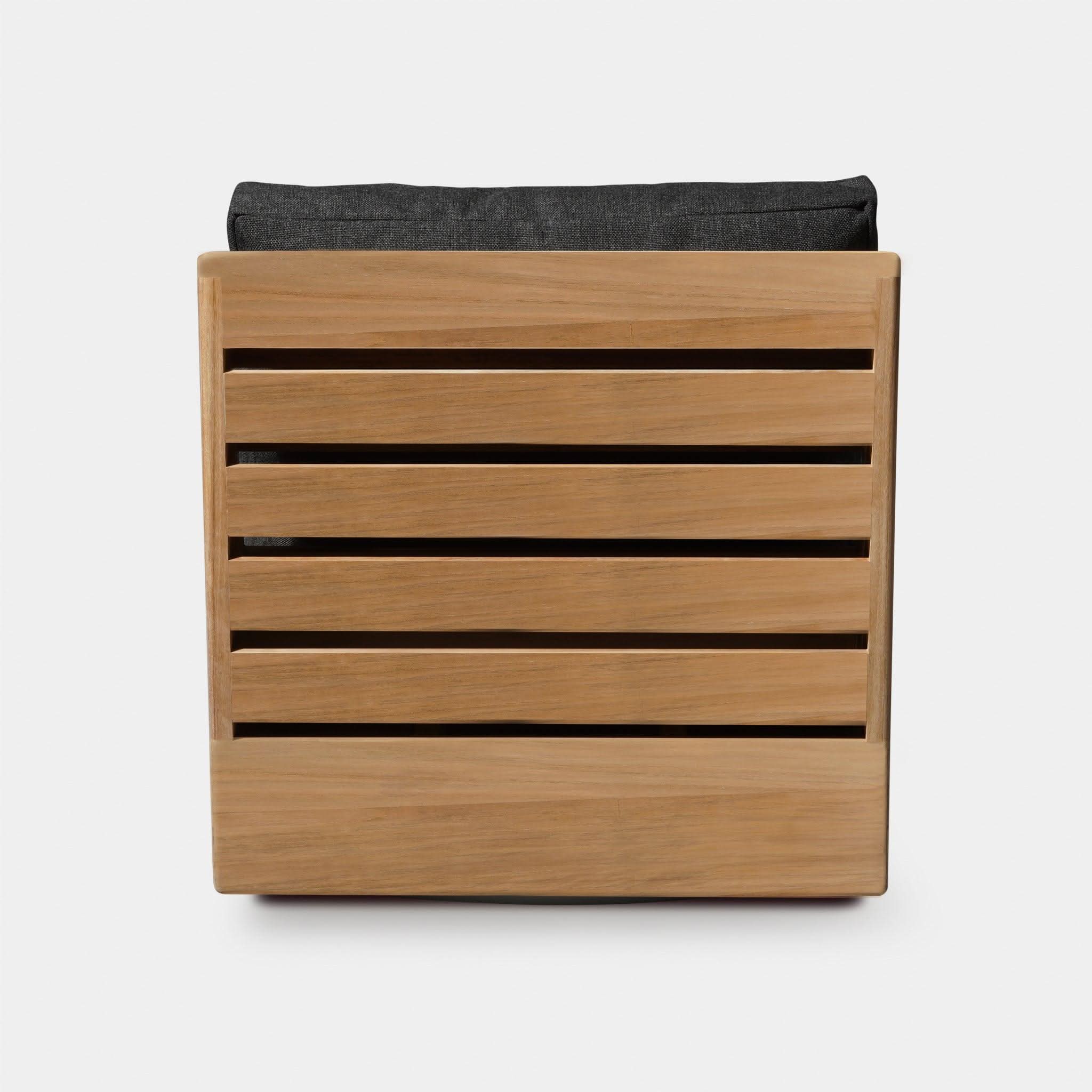 Tulum Armless Swivel Lounge Chair