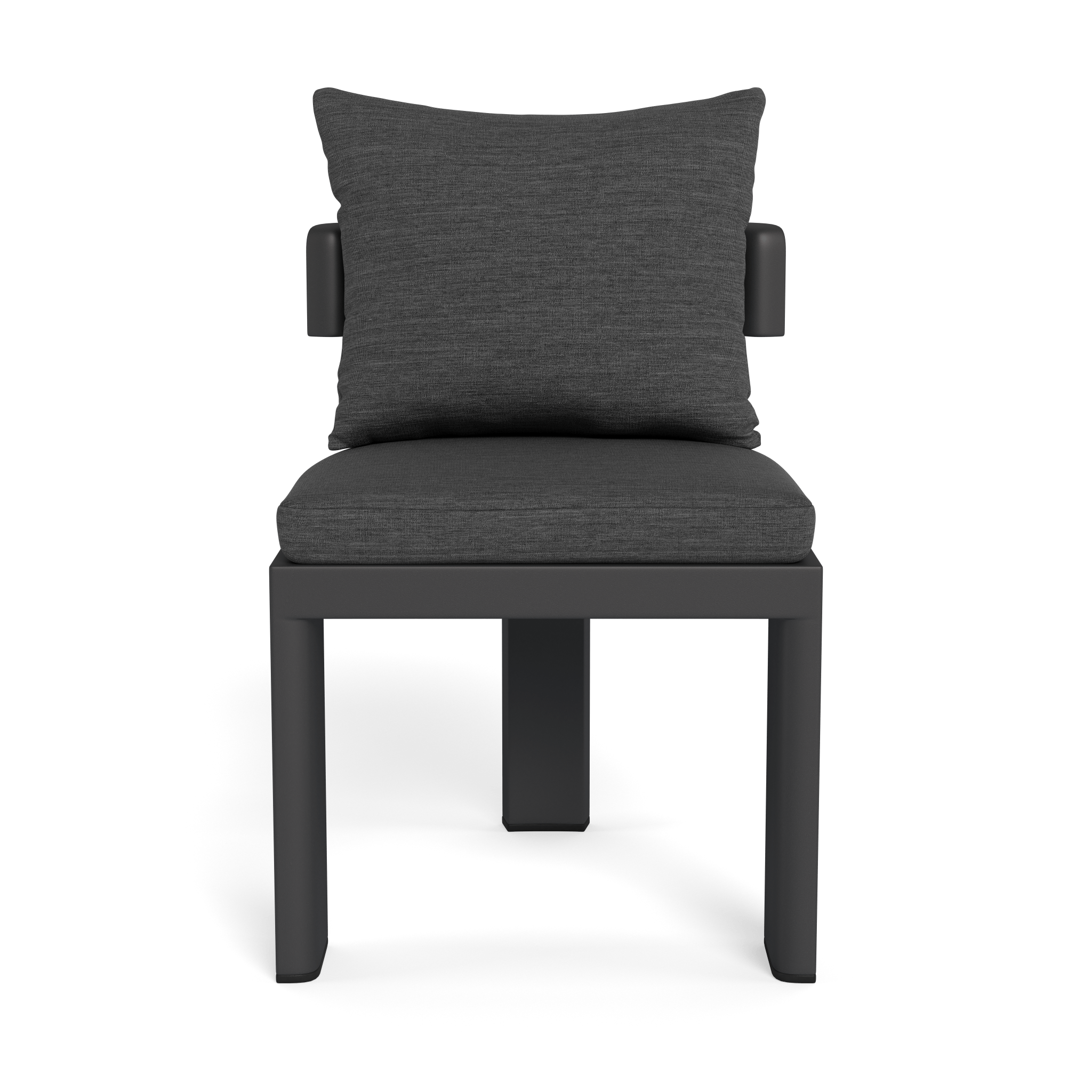 Victoria Aluminum Armless Dining Chair