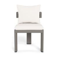 Victoria Aluminum Armless Dining Chair
