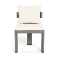 Victoria Aluminum Armless Dining Chair