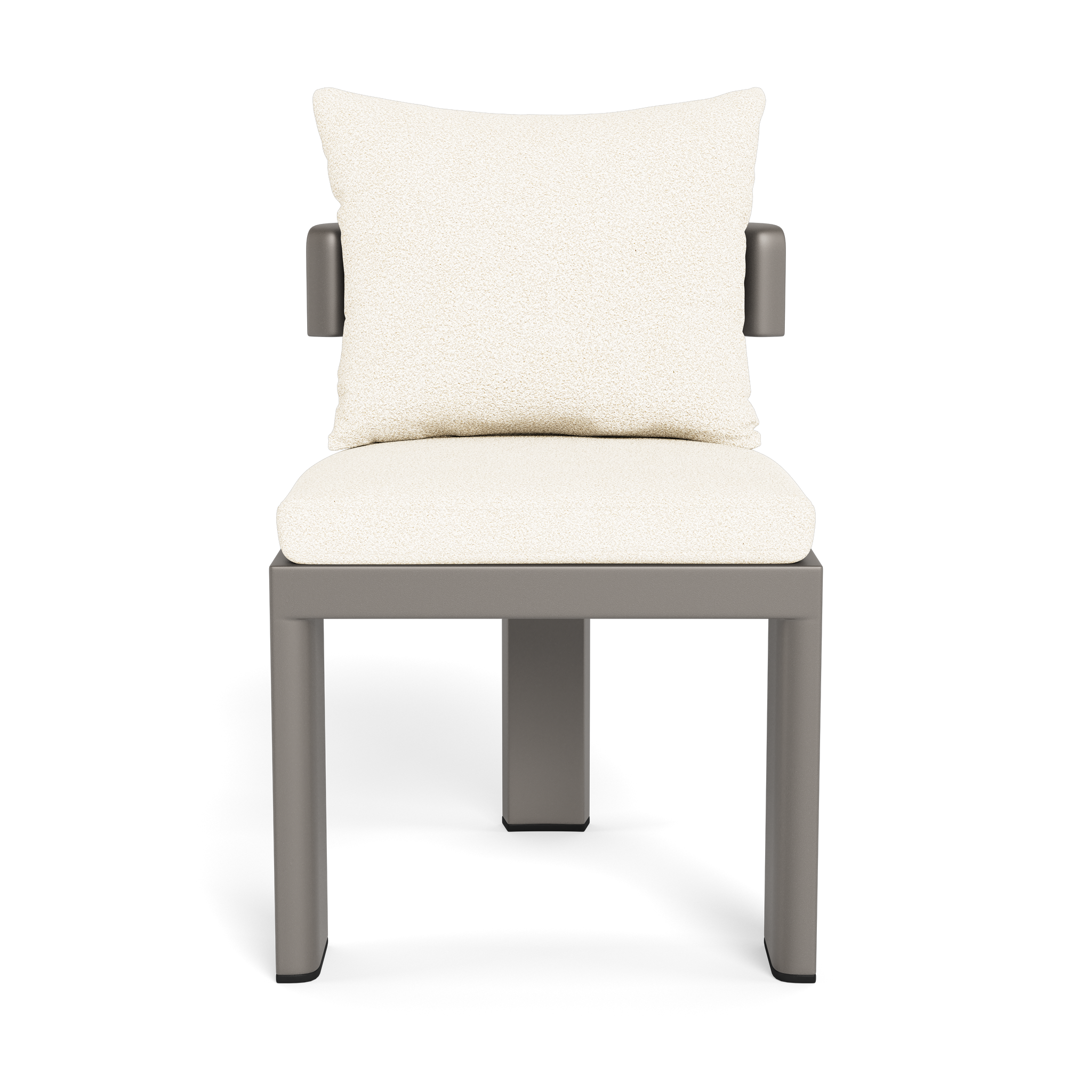 Victoria Aluminum Armless Dining Chair