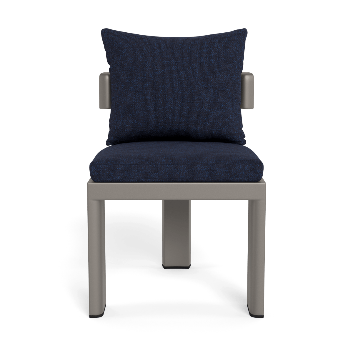 Victoria Aluminum Armless Dining Chair