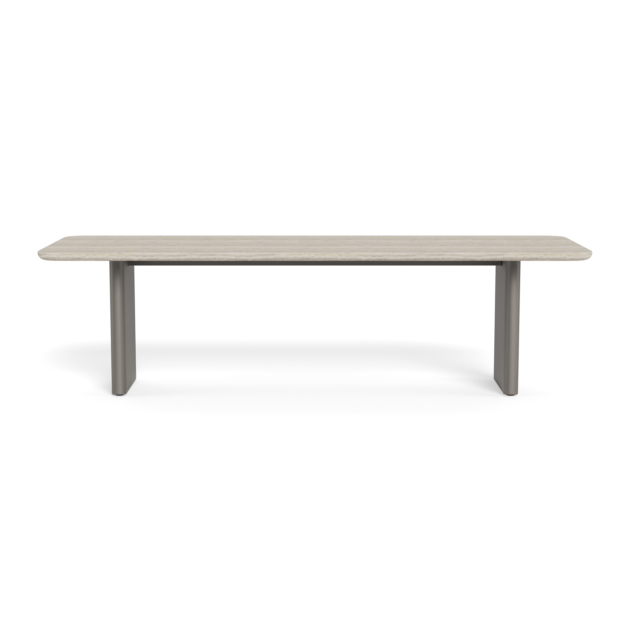 Victoria Aluminum Dining Table 108"