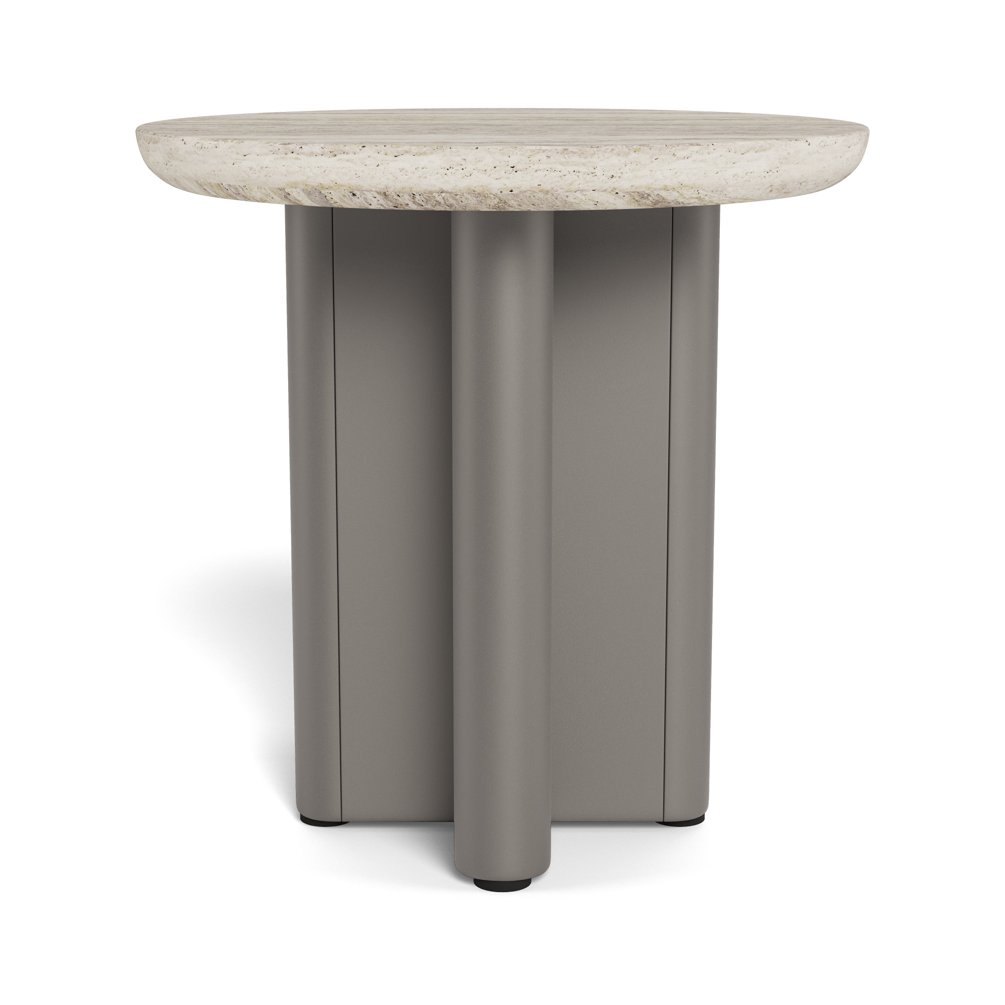 Victoria Aluminum Round Side Table