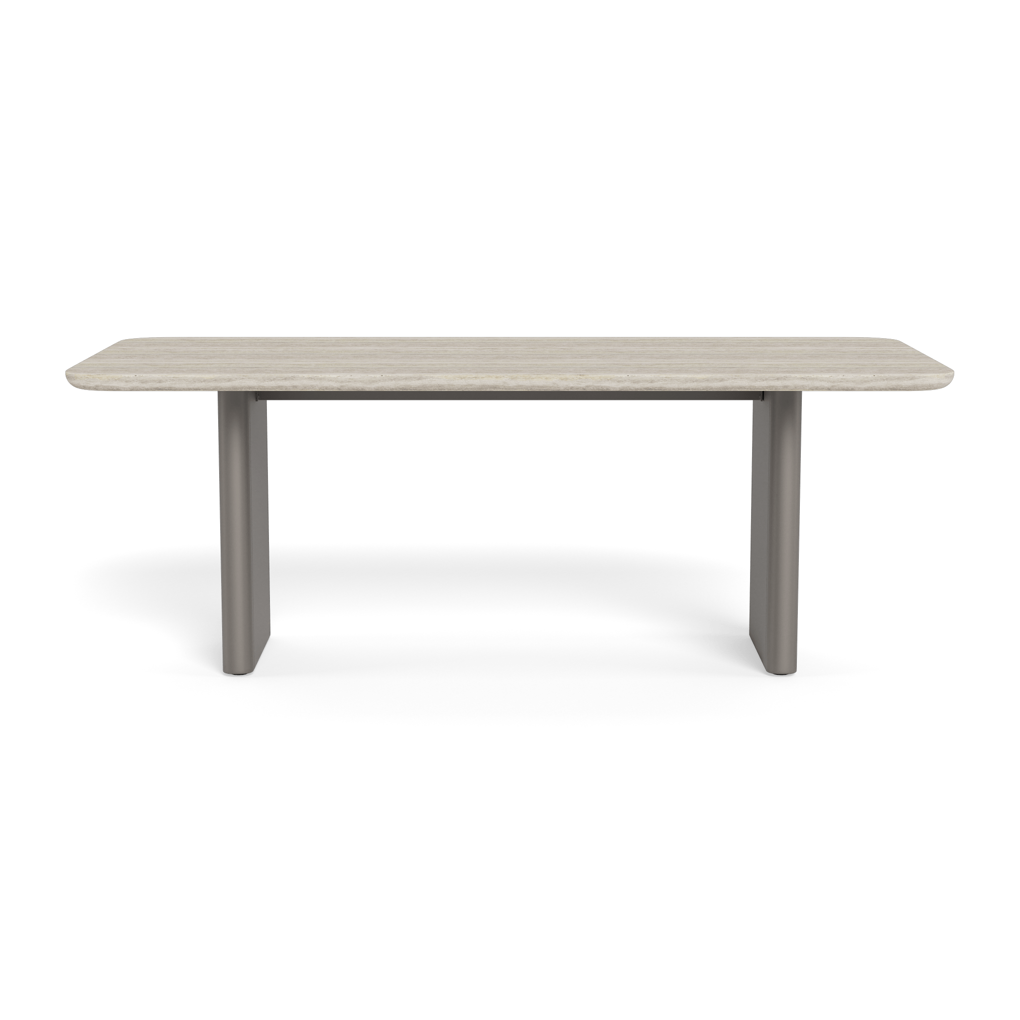 Τραπεζαρία Victoria από πέτρα αλουμινίου 81"