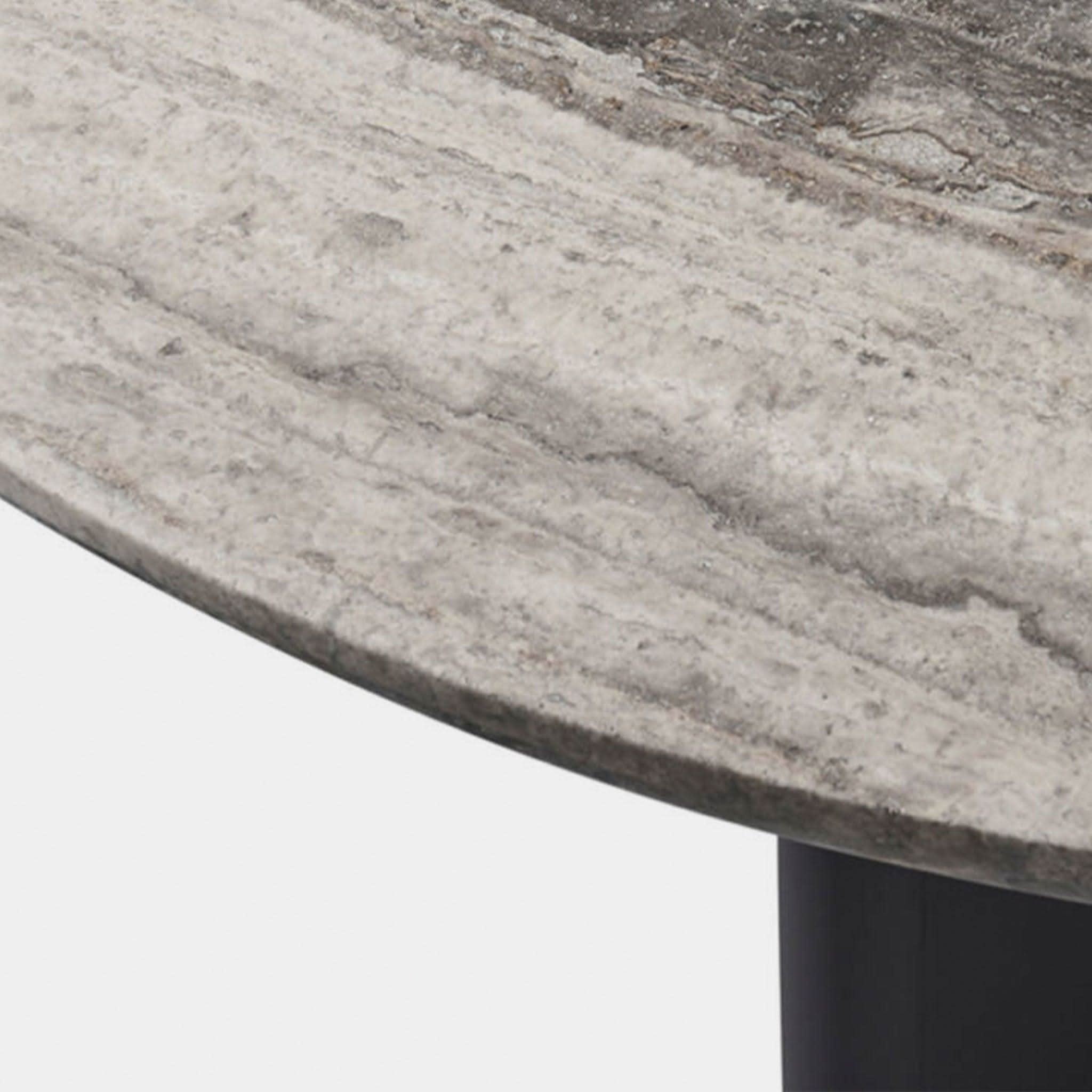 Victoria Aluminum Stone Round Dining Table 60"