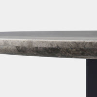 Victoria Aluminum Stone Round Dining Table 60"