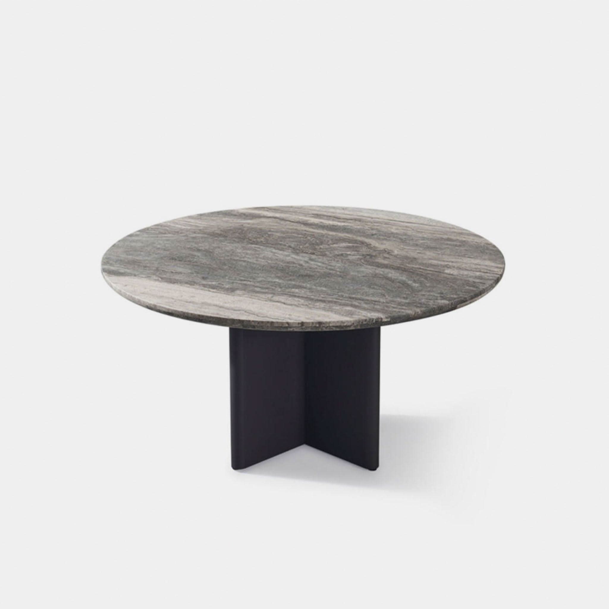 Victoria Aluminum Stone Round Dining Table 60"