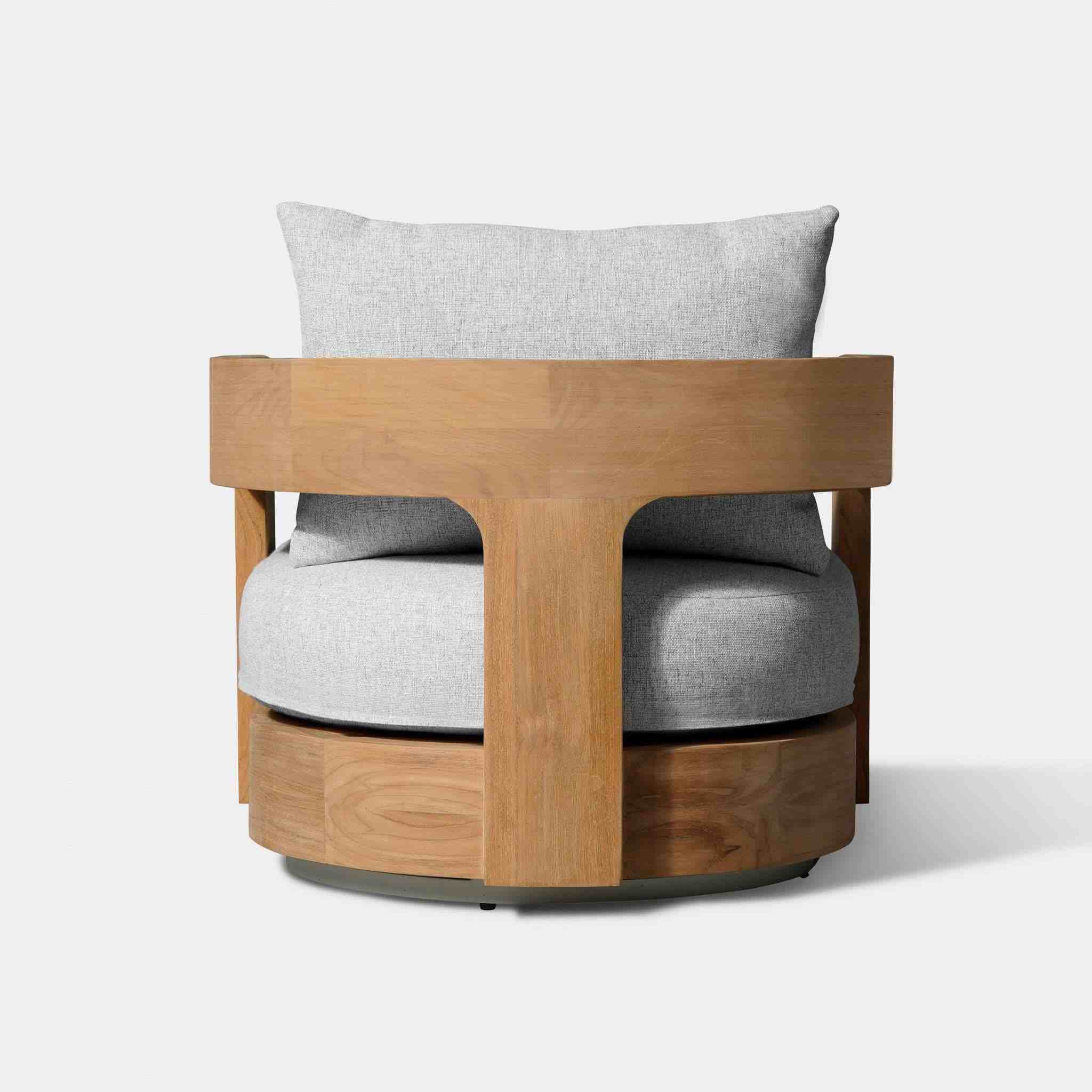 Victoria Teak Swivel Lounge Chair HARBOUR