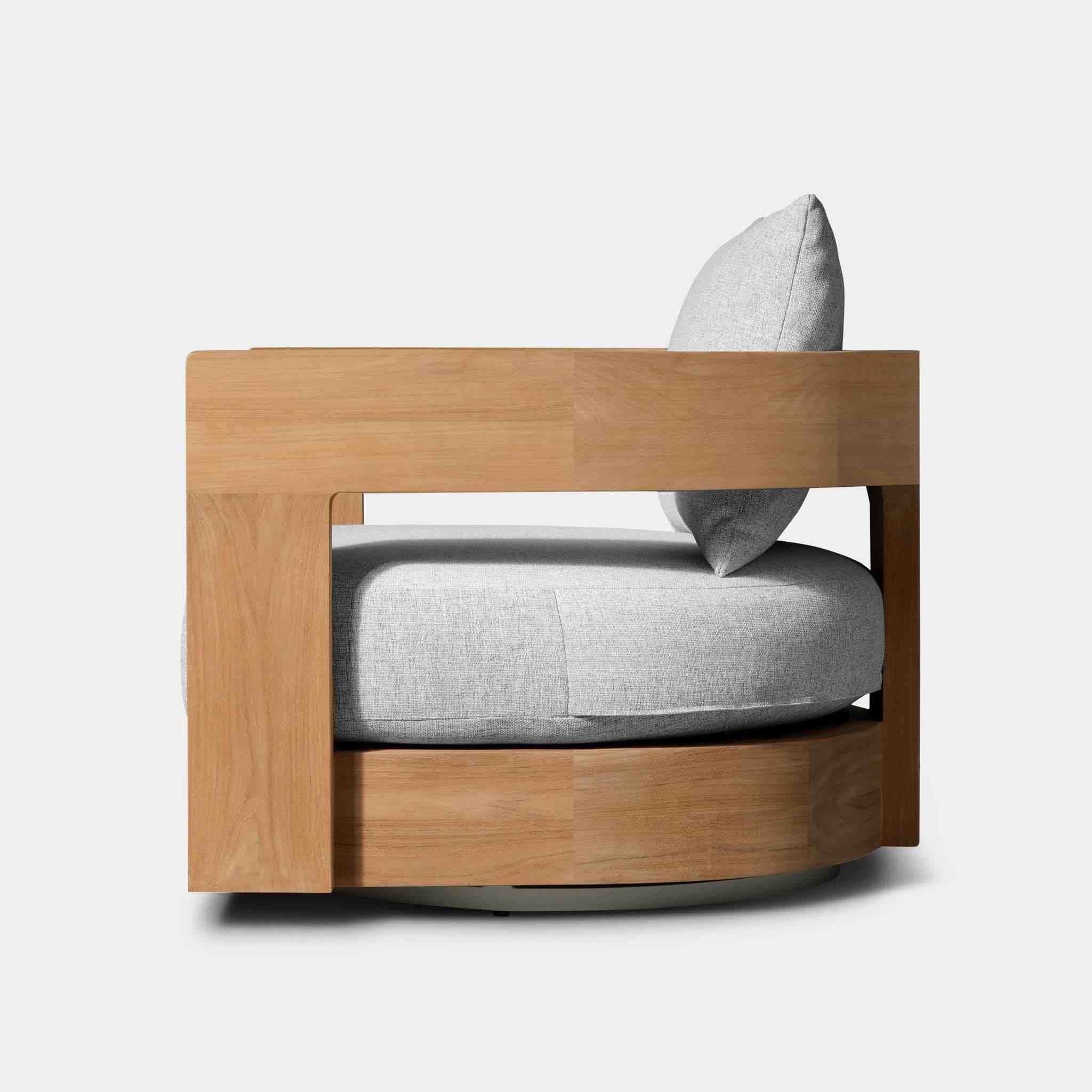 Victoria Teak Swivel Lounge Chair