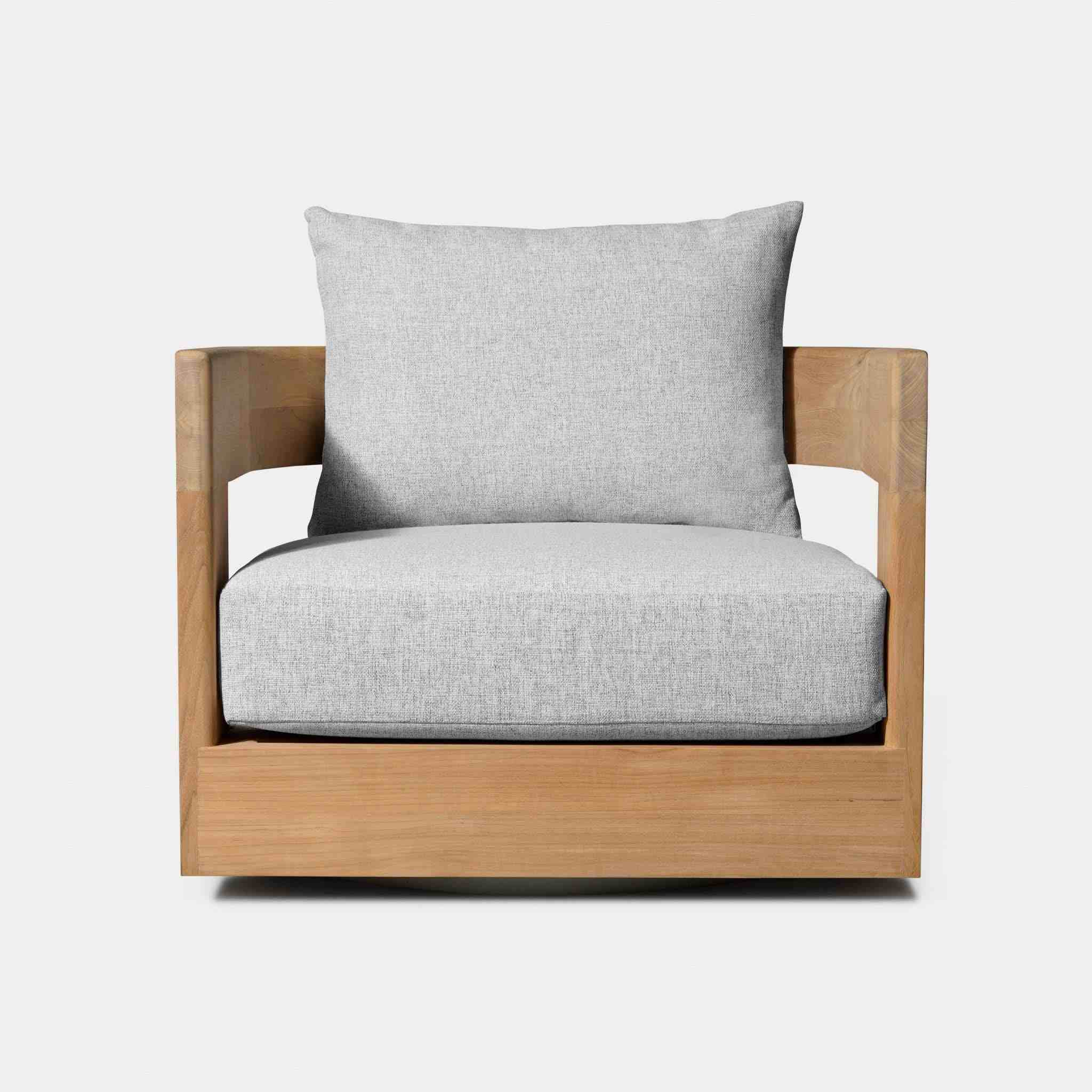 Victoria Teak Swivel Lounge Chair